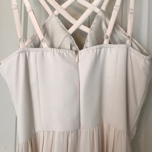 Cream Prom dress - Picture 3 of 4